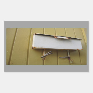 Mailboxsticker Rechthoekige Sticker