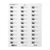 MailingLabel-5 - Gepersonaliseerd Etiket (Full Sheet)