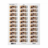 Mailinglabel Sjabloon 2 - Gepersonaliseerd Etiket (Full Sheet)