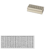 MAILLE ENDROIT 1x2.5 Tampon en caoutchouc / Horizo (Tamponné)