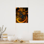 Maillie's Garden Fractal Poster (Keuken)