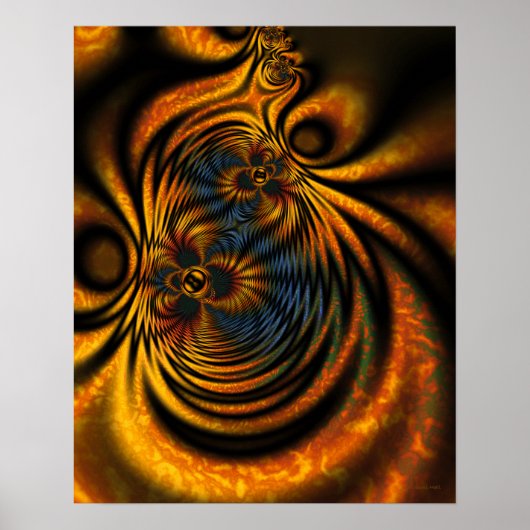 Maillie's Garden Fractal Poster (Voorkant)