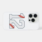 Maillot de Baseball Numéro 12 (Verso Horizontal)