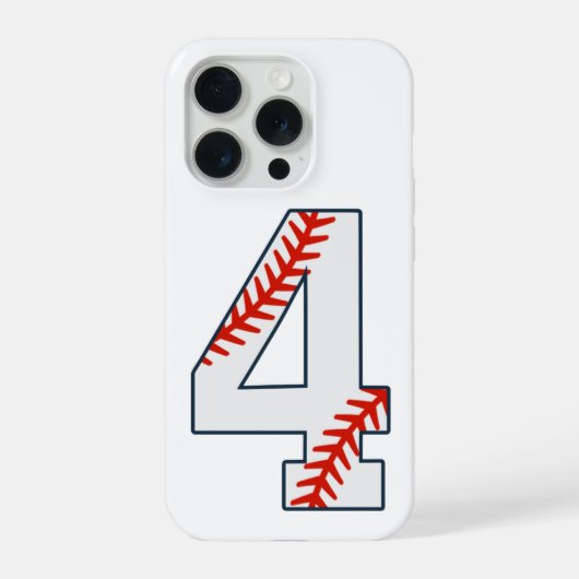 Maillot de Baseball Numéro 4 (Verso)