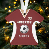 Maillot de foot Équipe de sport Uniforme Marron