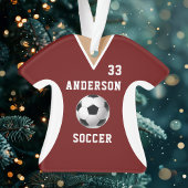 Maillot de foot Équipe de sport Uniforme Marron