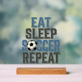 Maillot de football Manger Dormir Répéter Typograp (Neutre)