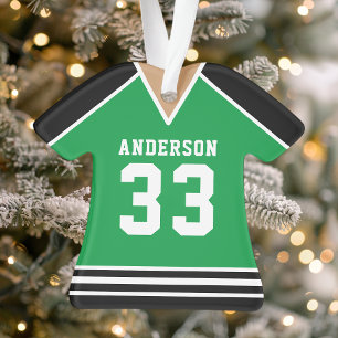 Maillot de Hockey Équipe de Sport Uniforme Vert et