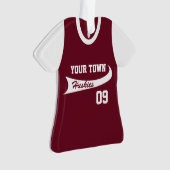 Maillot uniforme de ligue de baseball avec photo (devant)