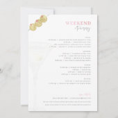 Maillots et Martinis Invitation pour un weekend d' (Dos)