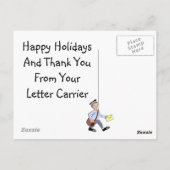 Mailman BEDANKT BRIEFKAARTEN (Achterkant)