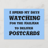 mailman die Briefkaarten levert - Funny Eyes Brief (Voorkant)