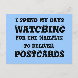 mailman die Briefkaarten levert - Funny Eyes Brief