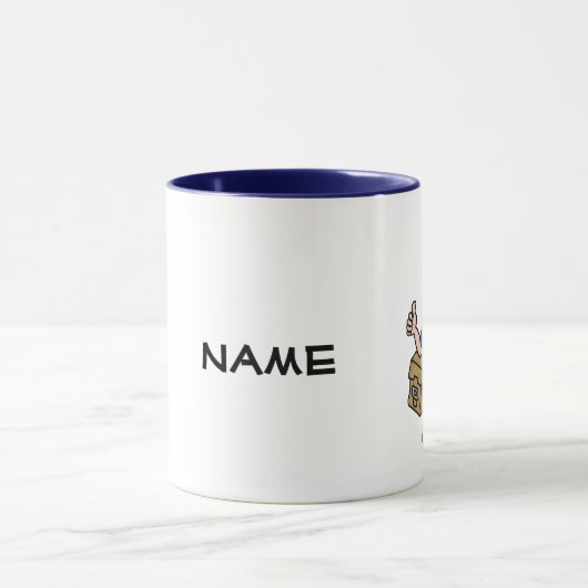 Mailman Personalized Name Mok (Midden)