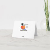 Mailman Silhouette dans la carte de cadre victorie (Dos)