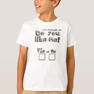 M'Aimez-Vous ? Cochez Oui ou Non. T-shirt enfant