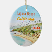 Main Beach Laguna Beach California Keramisch Ornament (Rechts)