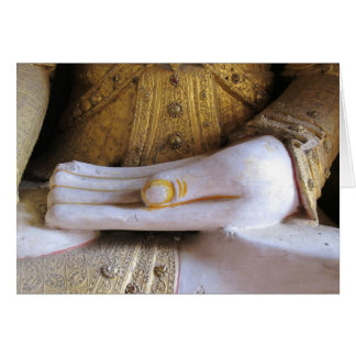 Main Bouddha tenant un petit bouddha