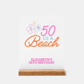 Main branchée tiré 50e anniversaire de plage (Recto)