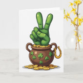 Main Chance Pot d'Or Carte Irlandaise (Fleur jaune)