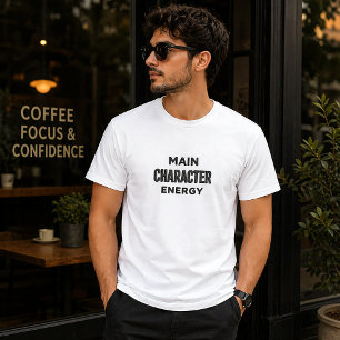 Main Character Energie Esthetisch Minimalistisch K T-shirt
