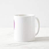 "Main Character Energy" Coeur rose Mug (Devant droit)
