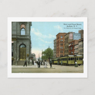 Main & Court Street, Buffalo, New York  Briefkaart