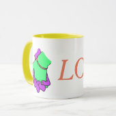 Main d'art de bruit tenant la tasse (Devant gauche)