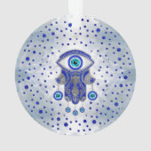 Main de Hamsa - Main de Fatima Lapis Lazuli et Arg (dos)