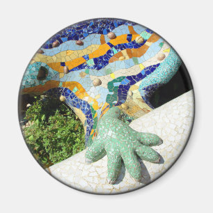 Main de lézard de Gaudi - aimant de cadeau
