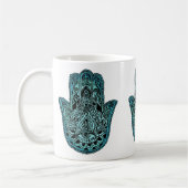 Main de tasse de blanc de Fatima (Gauche)