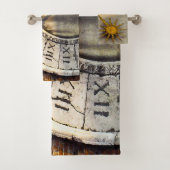 MAIN DE TEMPS Ensemble de serviettes de bain (En situation)