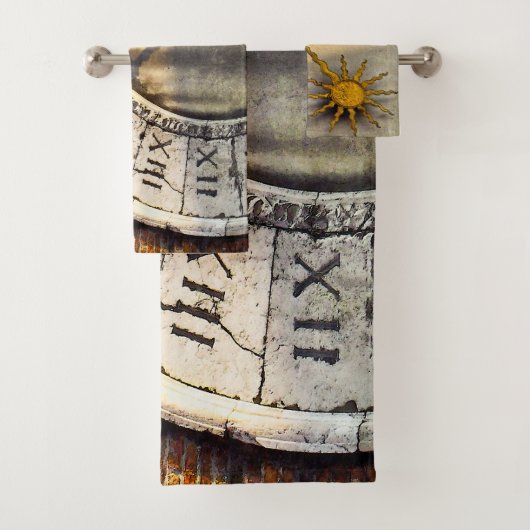 MAIN DE TEMPS Ensemble de serviettes de bain (En situation)