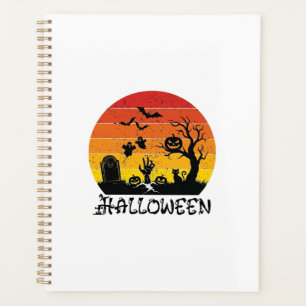 Main de zombie d'Halloween Pierre tombale Arbre Ch