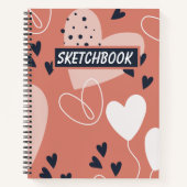 Main Drate Motif rose et Carnet blanc (Devant)