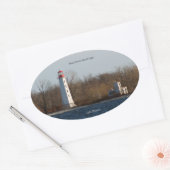 Main Duck Island Light autocollant (Enveloppe)