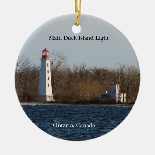 Main Duck Island Light ornament (Voorkant)