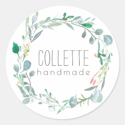 Main Fabriquée Par Modèle Greenery Étiquette produ (Devant)