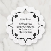 Main faite avec étiquette d'amour avec Coeurs (Dos)