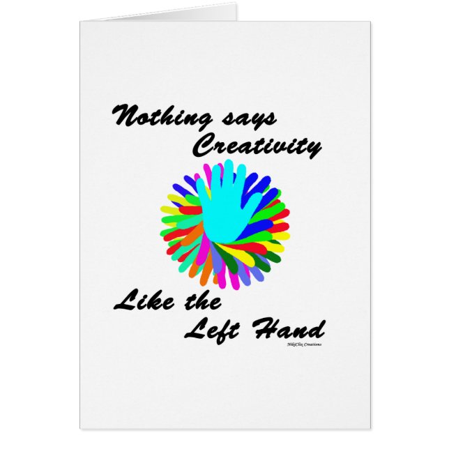 Main gauche créative (Devant)