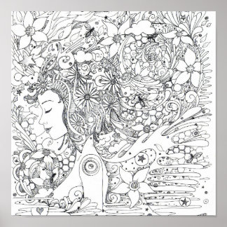 Main lente - affiche