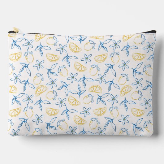 Main Motif citron dessinée - Pochette d'accessoire (Recto)