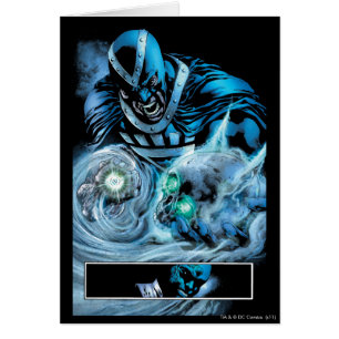 Main noire avec panneau de crâne