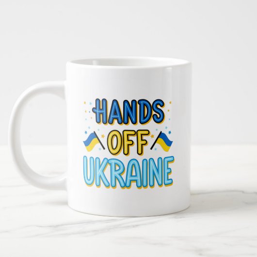 Main Off Ukraine Spécial Jumbo Mug (Gauche)