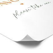 Main presser agrumes oranges Favoriser Poster (Coin)