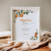 Main presser agrumes oranges Mimosa bar Poster