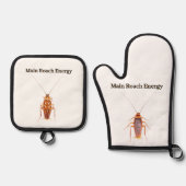 Main Roach Energy Oven Mitt & Pot Holder Set | The (Voorkant)