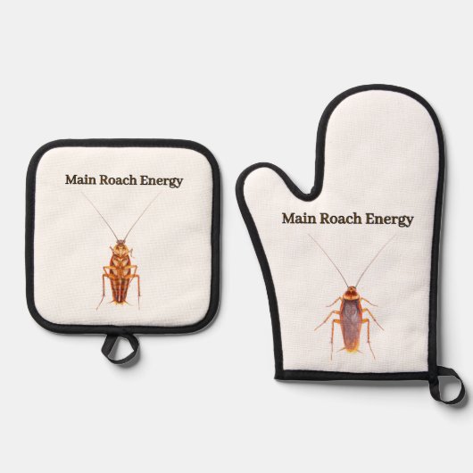 Main Roach Energy Oven Mitt & Pot Holder Set | The (Voorkant)