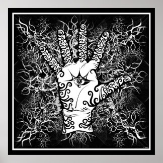 main/sensation/électricité - Poster