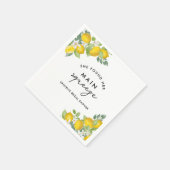 Main Squeeze Citroen Bruidsfeest Servetten (Hoek)